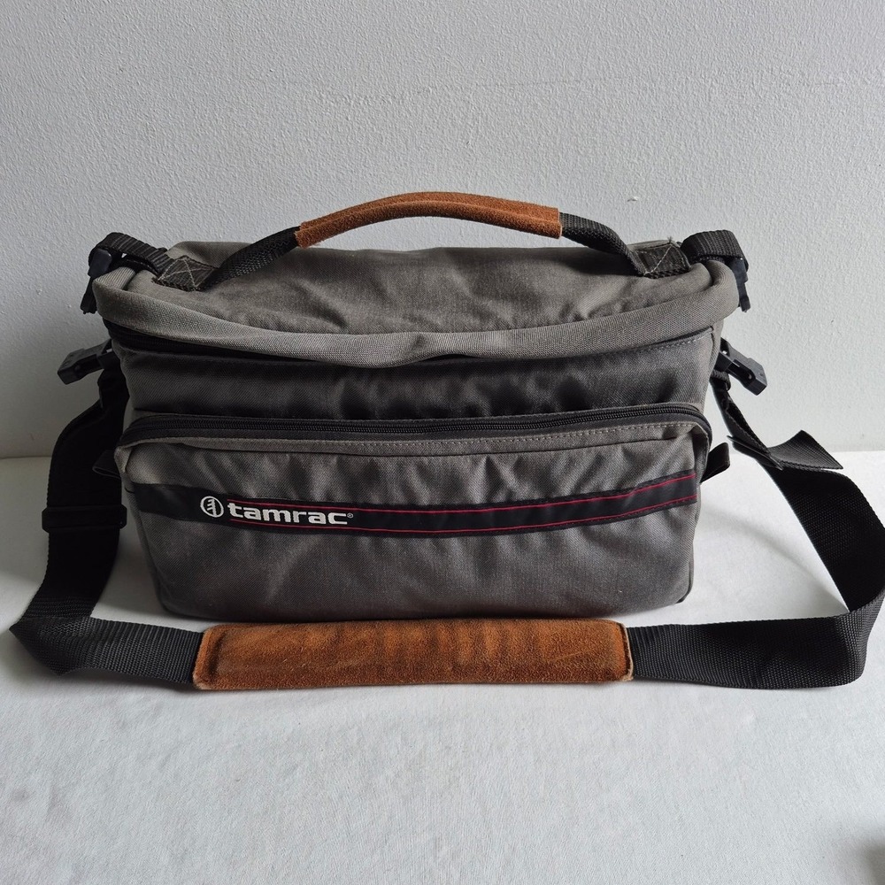 Tamrac Camera Bag Gray Suede Trim Model 976 Gorpcore Unisex Medium